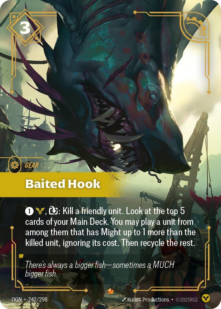 Image for Baited Hook (242/298) - Riftbound: League of Legends Trading Card Game