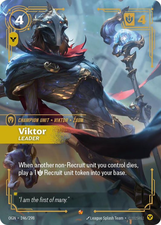 Image for Viktor - Leader (246/298) - Riftbound: League of Legends Trading Card Game