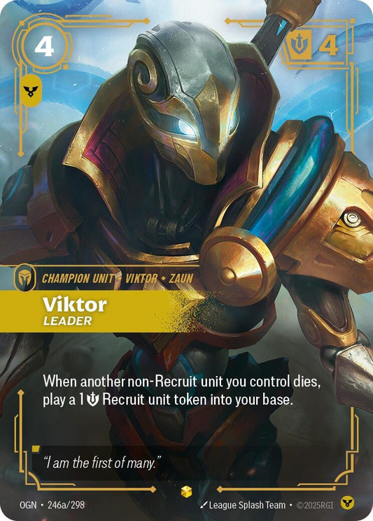 Image for Viktor - Leader (Alternate Art) (246a/298) - Riftbound: League of Legends Trading Card Game