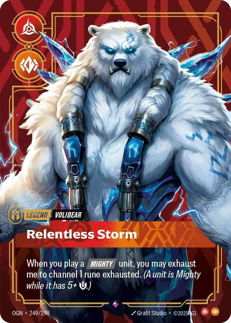 Image for Volibear - Relentless Storm (249/298) - Riftbound: League of Legends Trading Card Game