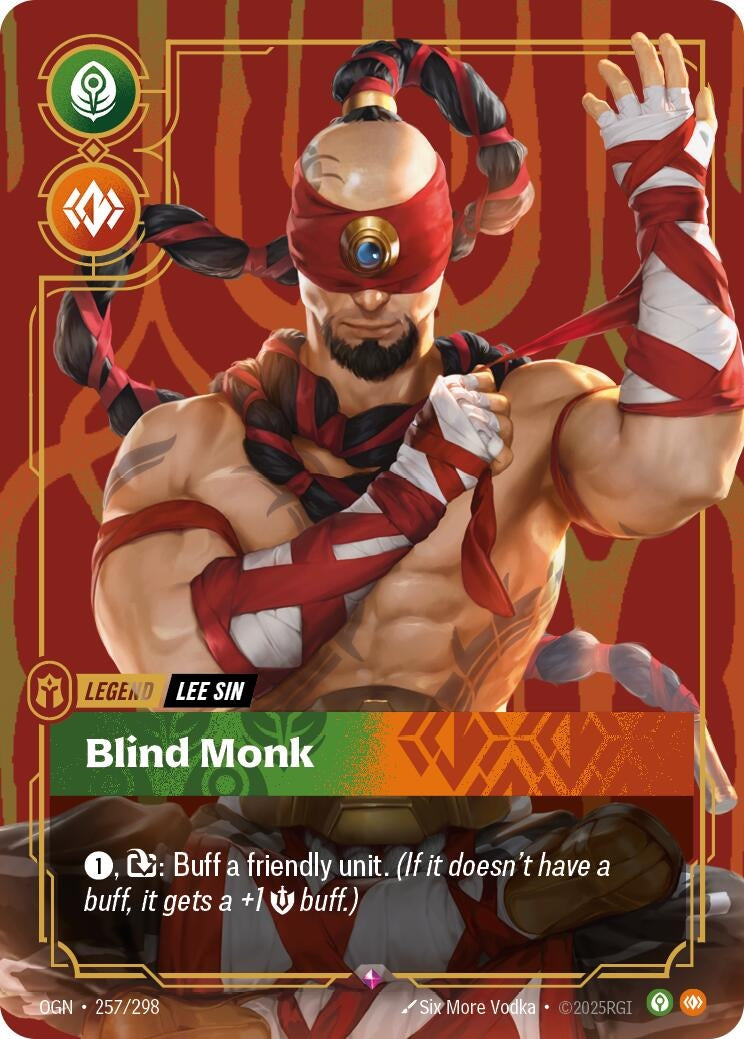 Image for Lee Sin - Blind Monk (257/298) - Riftbound: League of Legends Trading Card Game
