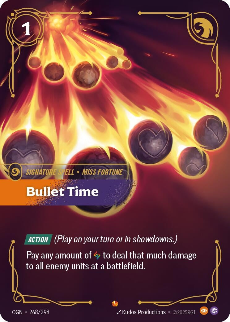 Image for Bullet Time (268/298) - Riftbound: League of Legends Trading Card Game