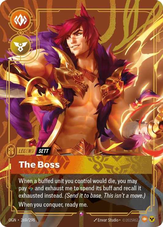 Image for Sett - The Boss (269/298) - Riftbound: League of Legends Trading Card Game