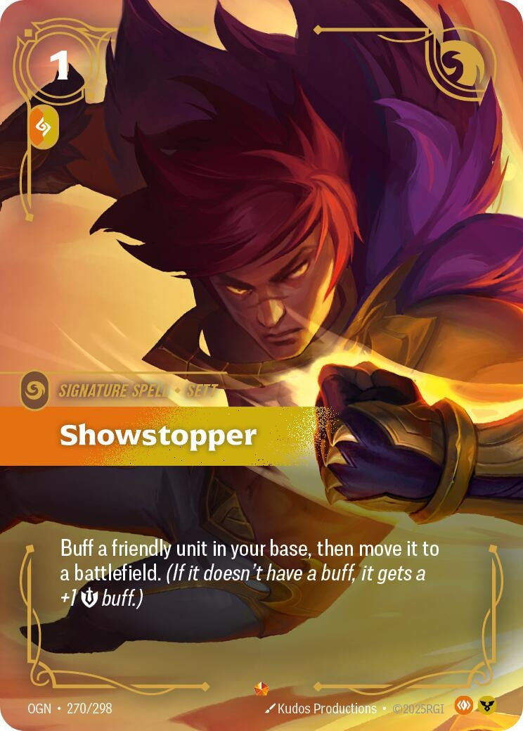 Image for Showstopper (270/298) - Riftbound: League of Legends Trading Card Game