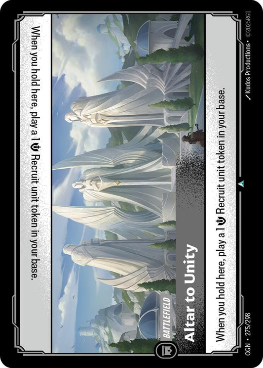 Image for Altar to Unity (275/298) - Riftbound: League of Legends Trading Card Game