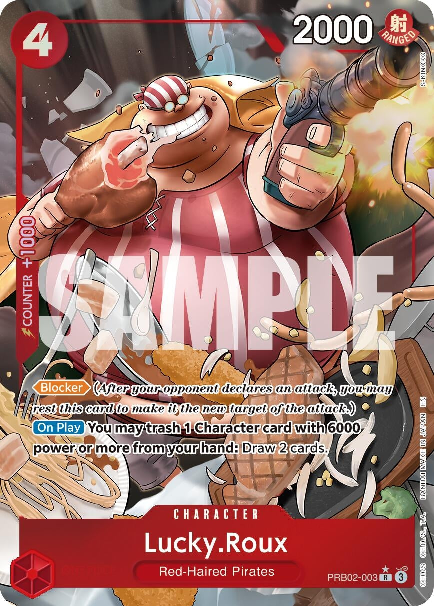 Image for Lucky.Roux (Alternate Art) (PRB02-003) - One Piece Card Game