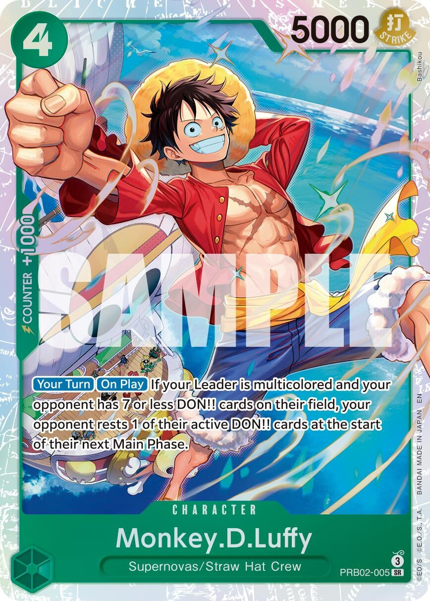 Image for Monkey.D.Luffy - PRB02-005 (PRB02-005) - One Piece Card Game
