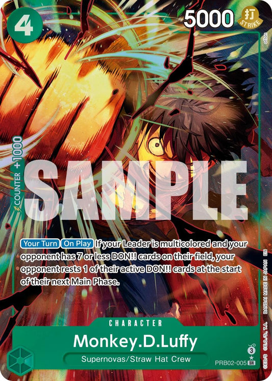 Image for Monkey.D.Luffy - PRB02-005 (Alternate Art) (PRB02-005) - One Piece Card Game
