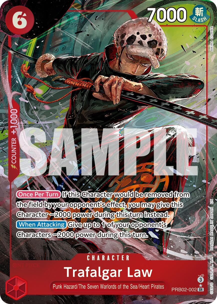 Image for Trafalgar Law - PRB02-002 (Alternate Art) (PRB02-002) - One Piece Card Game