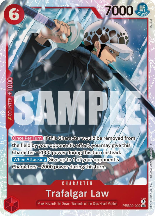 Image for Trafalgar Law - PRB02-002 (PRB02-002) - One Piece Card Game