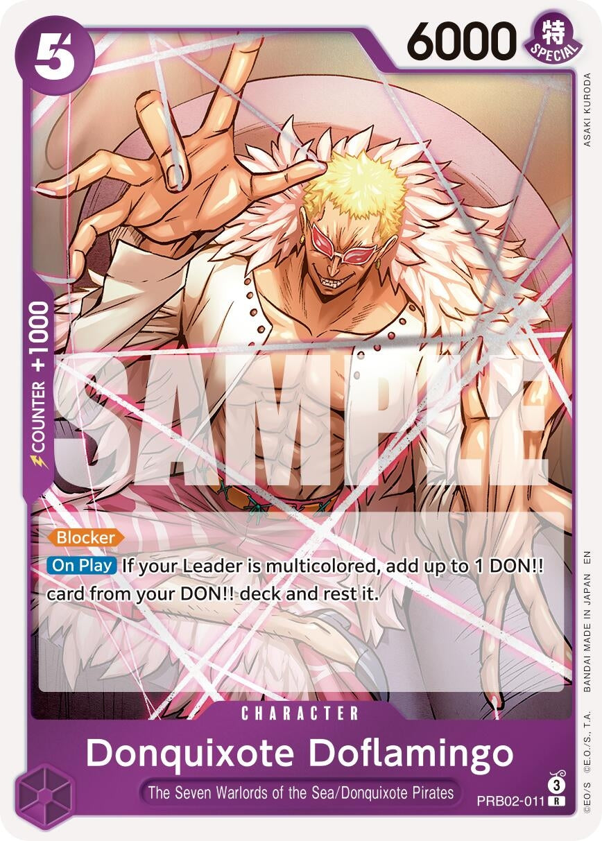Image for Donquixote Doflamingo (PRB02-011) - One Piece Card Game