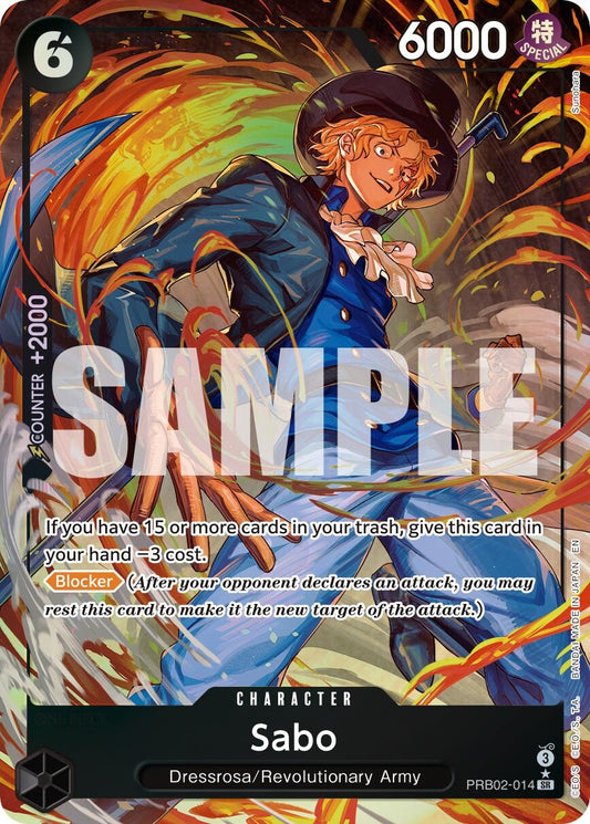 Image for Sabo - PRB02-014 (Alternate Art) (PRB02-014) - One Piece Card Game