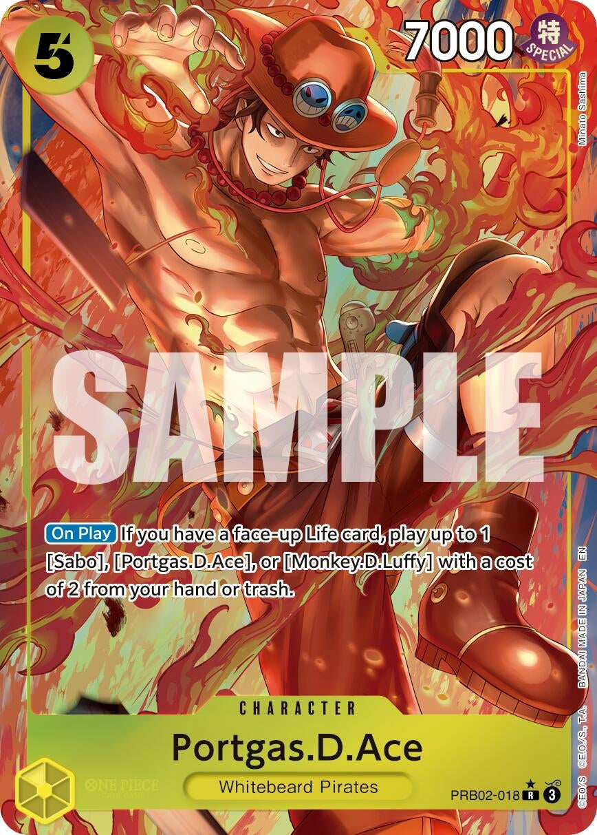 Image for Portgas.D.Ace - PRB02-018 (Alternate Art) (PRB02-018) - One Piece Card Game