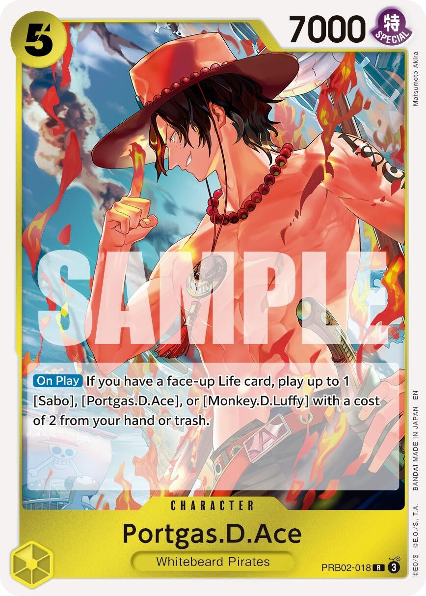 Image for Portgas.D.Ace - PRB02-018 (PRB02-018) - One Piece Card Game