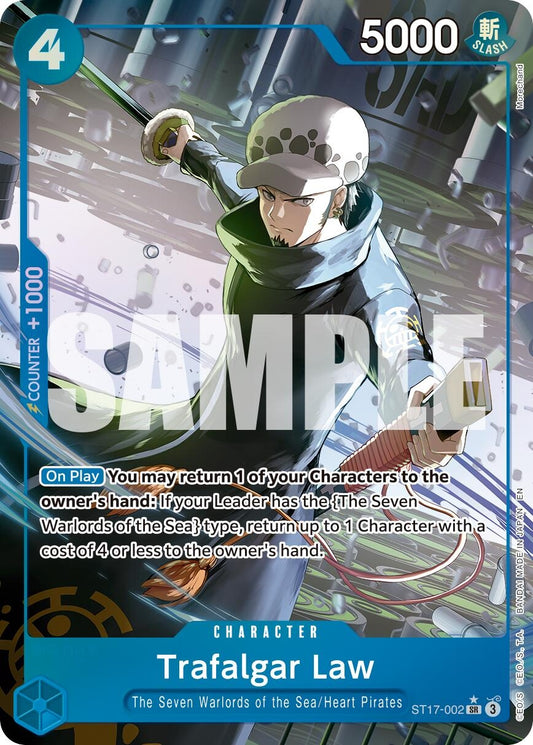 Image for Trafalgar Law - ST17-002 (Alternate Art) (ST17-002) - One Piece Card Game