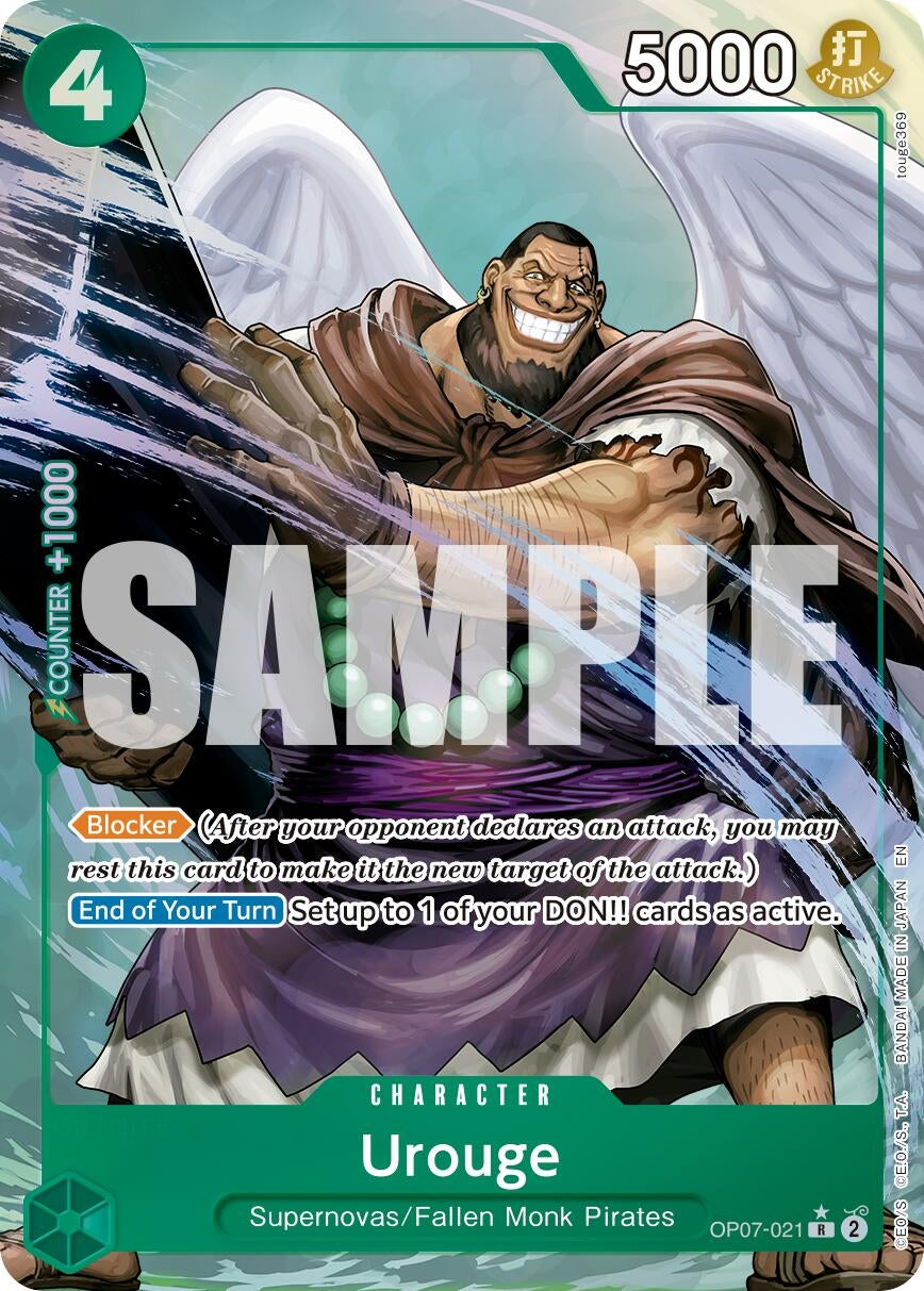 Image for Urouge (Alternate Art) (OP07-021) - One Piece Card Game