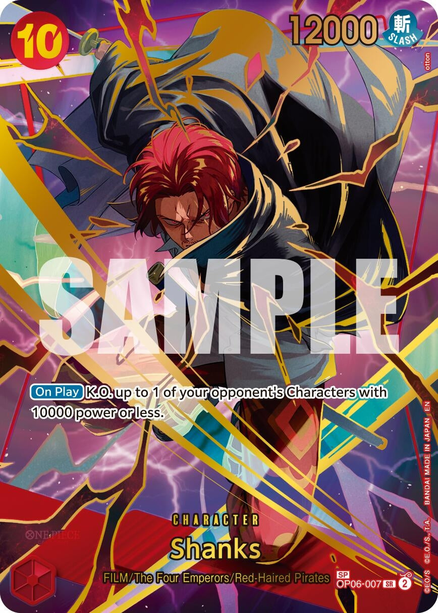 Image for Shanks (SP) (OP06-007) - One Piece Card Game