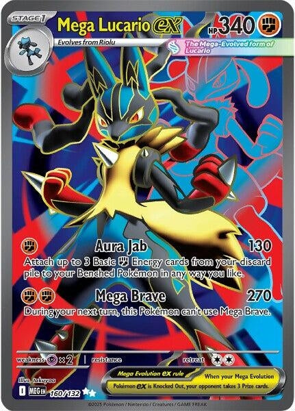 Image for Mega Lucario ex (160/132) - Pokemon