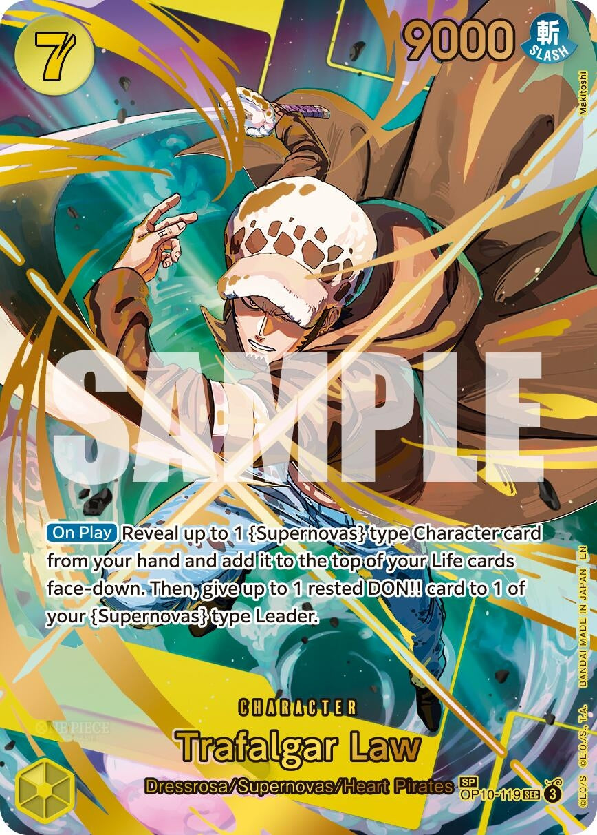Image for Trafalgar Law - OP10-119 (SP) (OP10-119) - One Piece Card Game