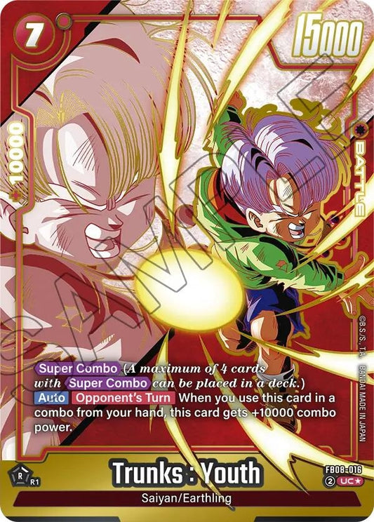 Image for Trunks : Youth - FB08-016 (Alternate Art) (FB08-016) - Dragon Ball Super: Fusion World