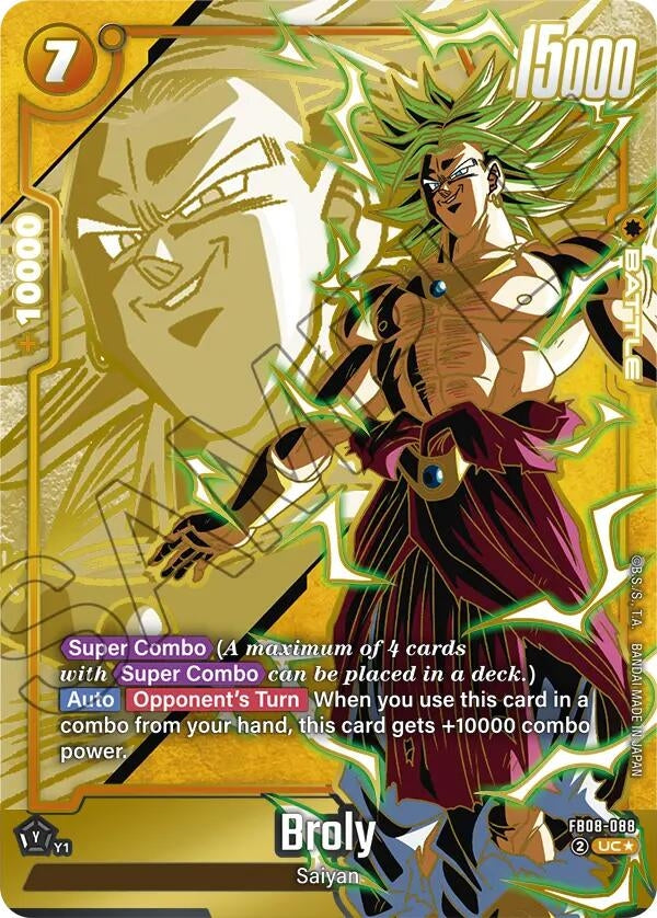 Image for Broly - FB08-088 (Alternate Art) (FB08-088) - Dragon Ball Super: Fusion World