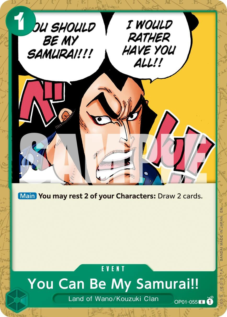 Image for You Can Be My Samurai!! (Reprint) (OP01-055) - One Piece Card Game