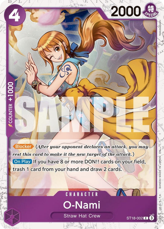 Image for O-Nami (Pirate Foil) (ST18-002) - One Piece Card Game