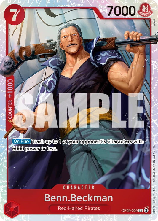 Image for Benn.Beckman (Reprint) (OP09-009) - One Piece Card Game