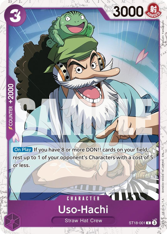 Image for Uso-Hachi (Pirate Foil) (ST18-001) - One Piece Card Game