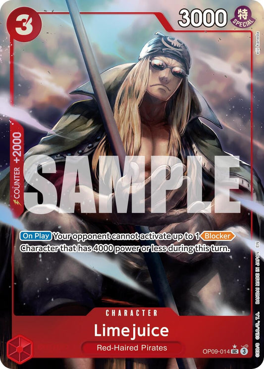 Image for Limejuice (Alternate Art) (OP09-014) - One Piece Card Game