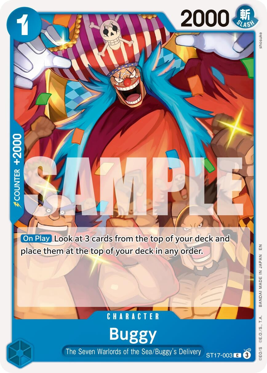 Image for Buggy - ST17-003 (Reprint) (ST17-003) - One Piece Card Game