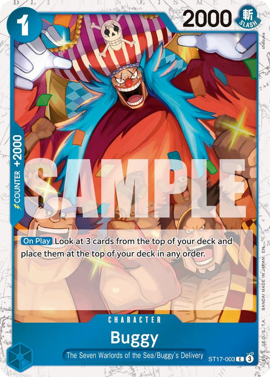 Image for Buggy - ST17-003 (Pirate Foil) (ST17-003) - One Piece Card Game