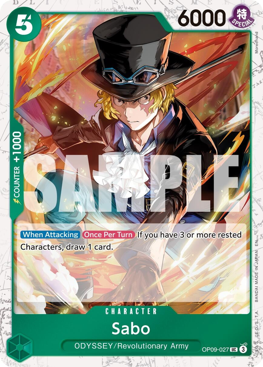 Image for Sabo - OP09-027 (Pirate Foil) (OP09-027) - One Piece Card Game
