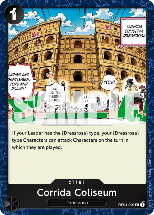 Image for Corrida Coliseum (Pirate Foil) (OP04-096) - One Piece Card Game