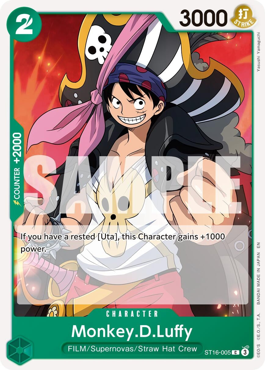 Image for Monkey.D.Luffy - ST16-005 (Reprint) (ST16-005) - One Piece Card Game