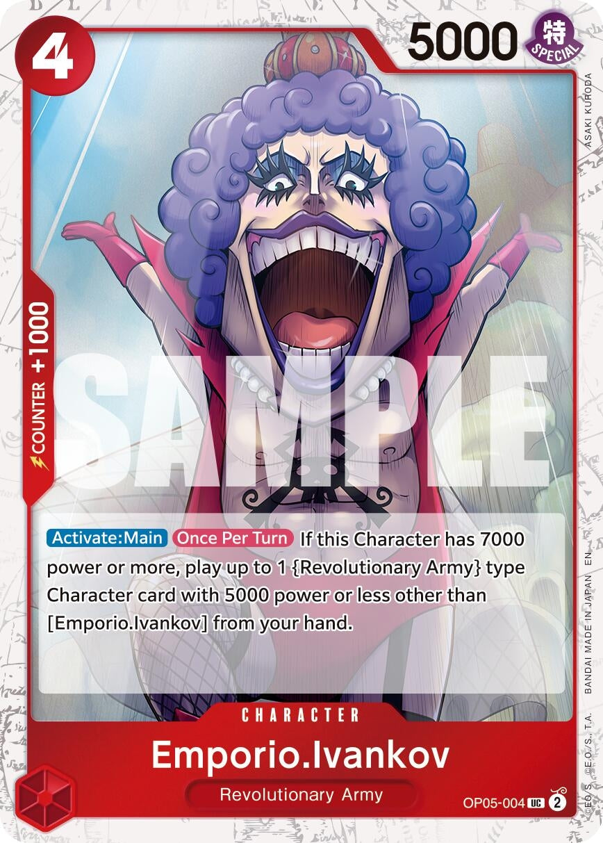 Image for Emporio.Ivankov (Pirate Foil) (OP05-004) - One Piece Card Game