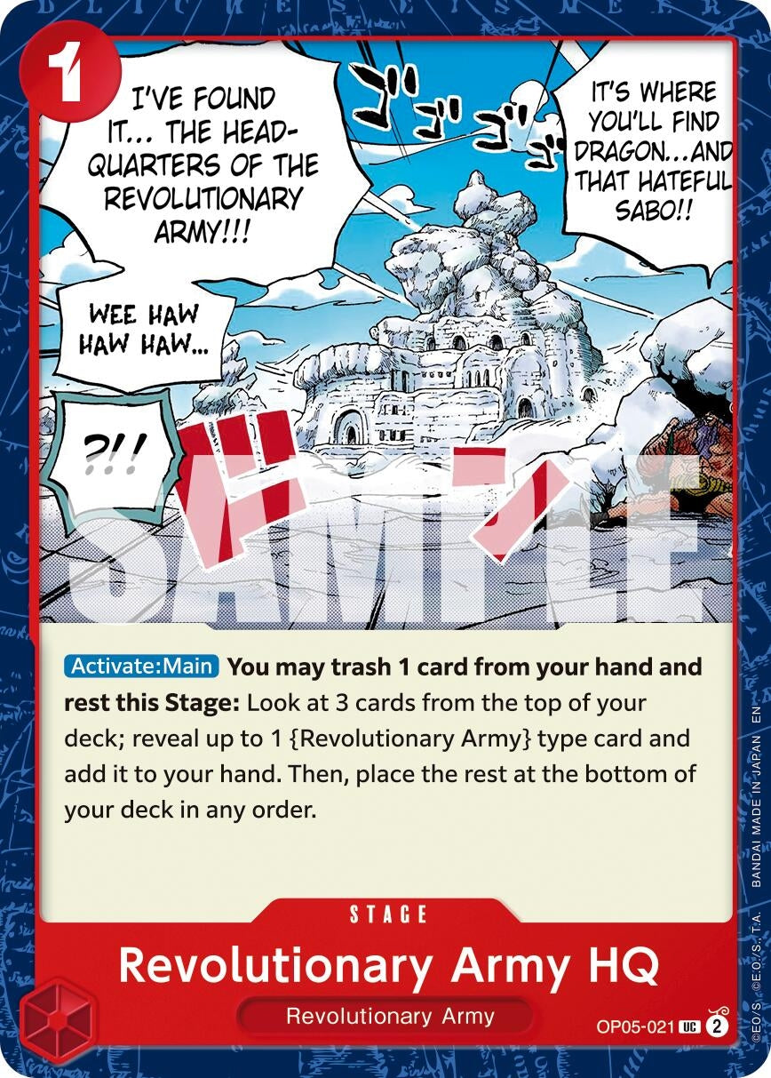 Image for Revolutionary Army HQ (Reprint) (OP05-021) - One Piece Card Game