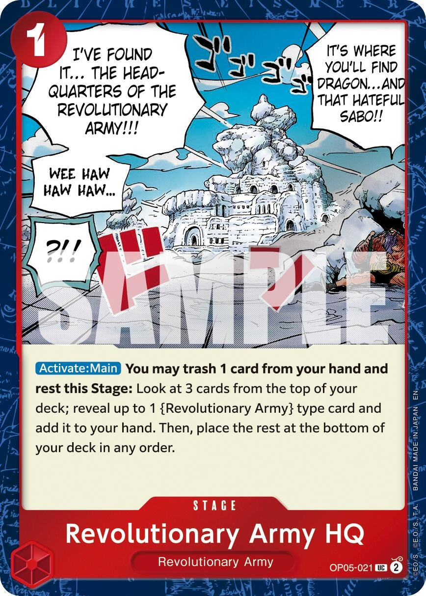 Image for Revolutionary Army HQ (Pirate Foil) (OP05-021) - One Piece Card Game