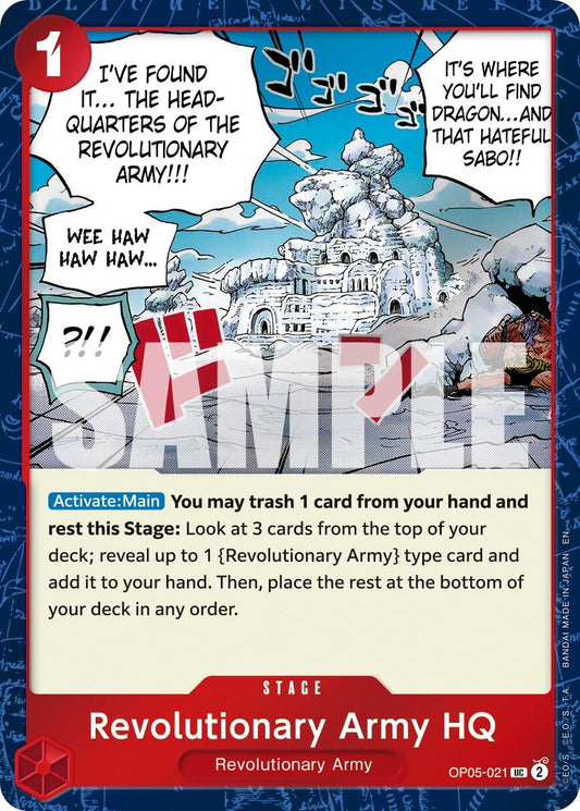 Image for Revolutionary Army HQ (Pirate Foil) (OP05-021) - One Piece Card Game