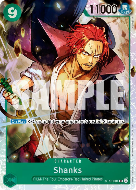 Image for Shanks - ST16-004 (Reprint) (ST16-004) - One Piece Card Game