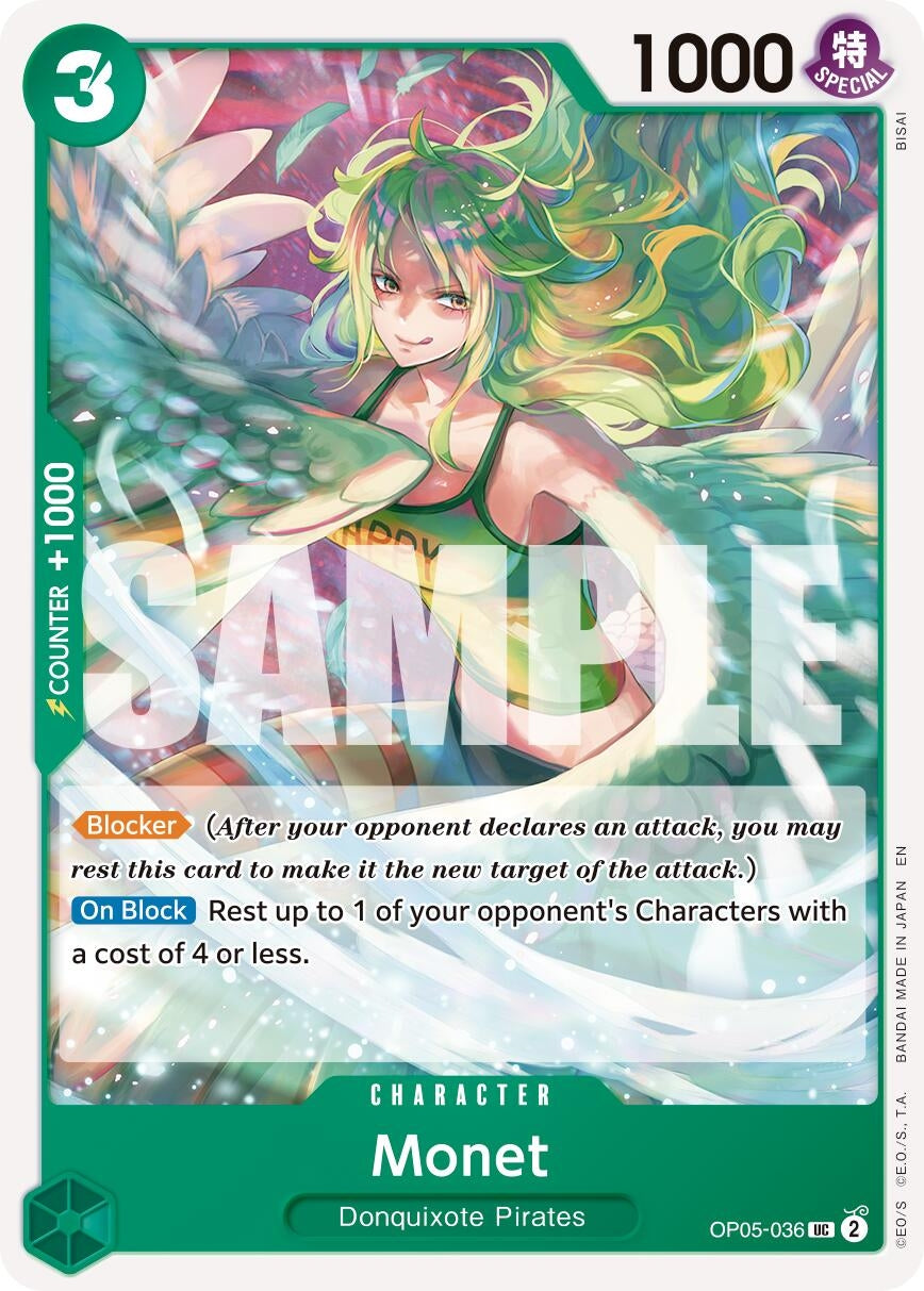 Image for Monet (Reprint) (OP05-036) - One Piece Card Game