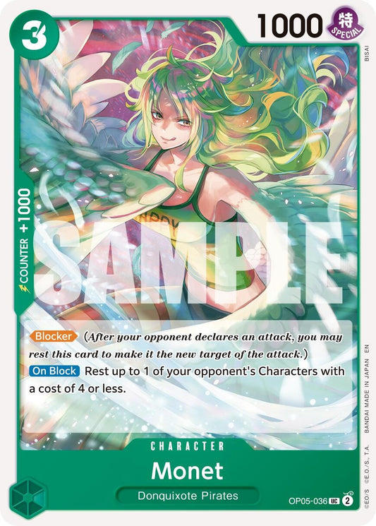 Image for Monet (Reprint) (OP05-036) - One Piece Card Game