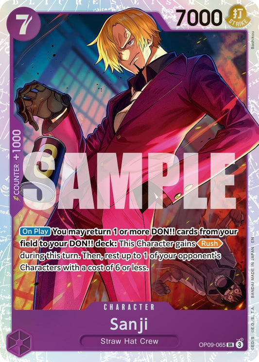 Image for Sanji - OP09-065 (Reprint) (OP09-065) - One Piece Card Game