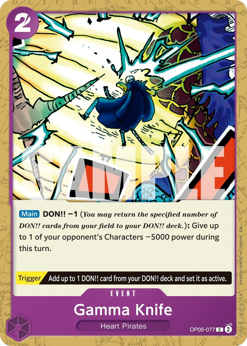 Image for Gamma Knife (Reprint) (OP05-077) - One Piece Card Game
