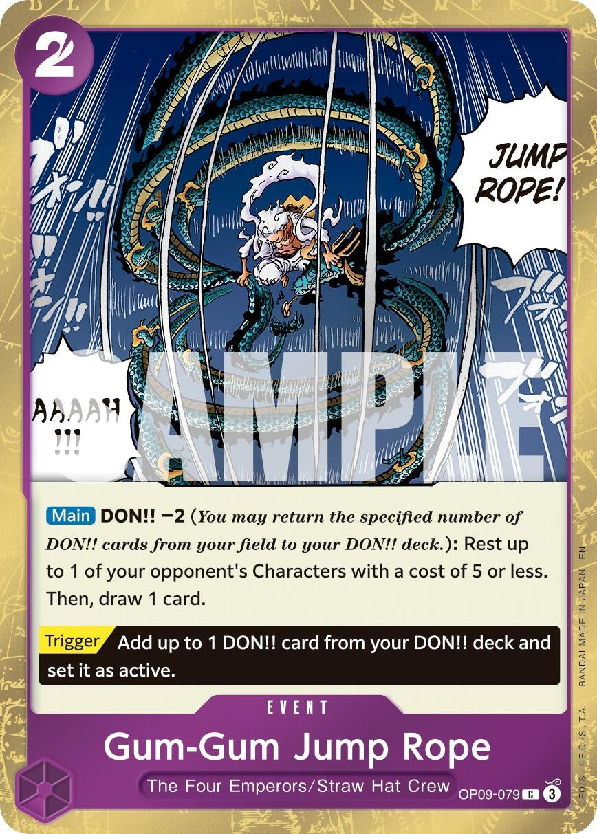 Image for Gum-Gum Jump Rope (Pirate Foil) (OP09-079) - One Piece Card Game