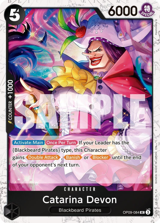 Image for Catarina Devon (Pirate Foil) (OP09-084) - One Piece Card Game