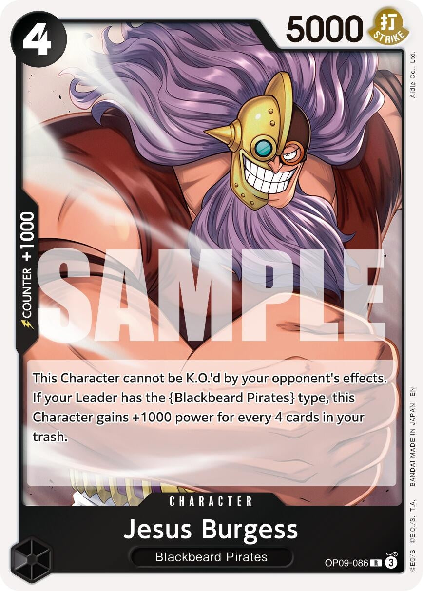 Image for Jesus Burgess (Reprint) (OP09-086) - One Piece Card Game