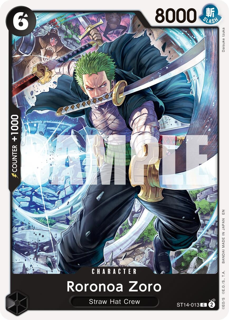 Image for Roronoa Zoro - ST14-013 (Reprint) (ST14-013) - One Piece Card Game