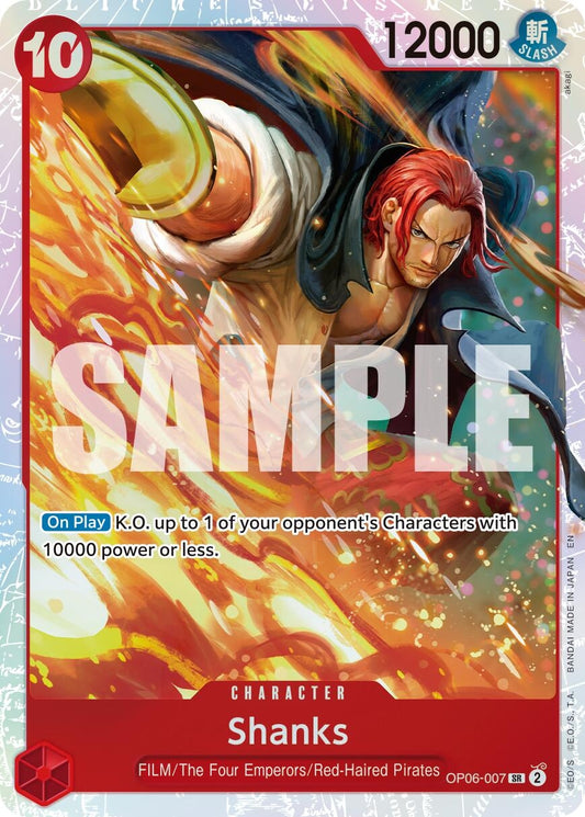 Image for Shanks (Reprint) (OP06-007) - One Piece Card Game