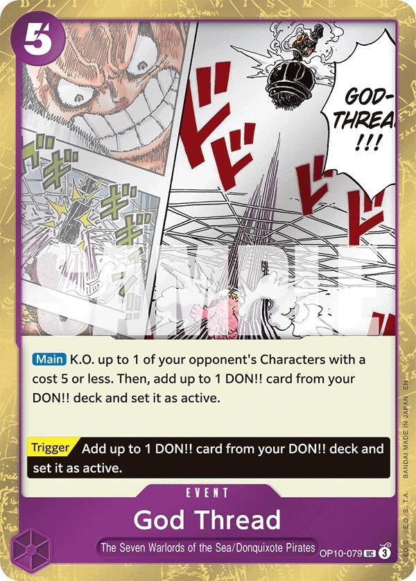 Image for God Thread (Pirate Foil) (OP10-079) - One Piece Card Game